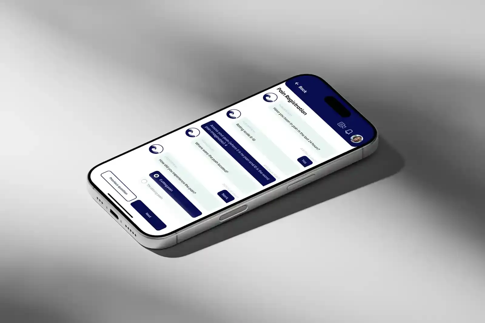 Asynchronous status and medical history reporting in Curoflow digital patient portal